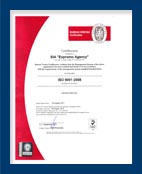 ISO9001 and MLC2006 certificate
